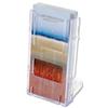 Literature Holder Connectable Modular Wall Mountable 1/3x A4 Clear