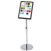 Sign Holder with Bevel Magnetic Cover Floor Standing Heavyweight A3