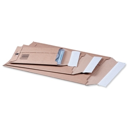 Smartbox Corrugated Envelope Dual-seal System Tear Strip 400gsm W246xD357xH50mm Ref 142615114 [Pack 25]