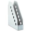 Avery Basics Magazine Rack Low Front Design W78xD246xH310mm Light Grey Ref 1135LGRY
