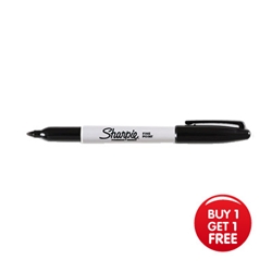 Sharpie Permanent Marker Fine Tip 1.0mm Line Black Ref S0810930 [Packed 12] - 2 Packs for 1 - Item image