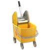 Rubbermaid Combo Bravo Mop Bucket and Wringer Lightweight 4 Plastic Castor Wheels Ref 01221