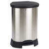 Rubbermaid Step On Waste Container Stainless Steel Plastic W577xD516xH