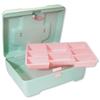 Helix Special Edition Cash Box Steel with Coin Separator 10in 250mm Mint and Pink Ref WS8050