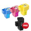 Armor Compatible Inkjet Cartridge [HP No.363 Equivalent] 3 Colours & FREE Black