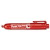 Pentel NX60 Permanent Marker Retractable Chisel Tip Max.6mm Line Red Ref NX60-B [Pack 12]