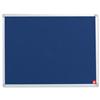 5 Star Noticeboard with Fixings and Aluminium Trim W900xH600mm Blue