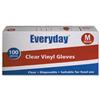 Everyday Clear Vinyl Gloves Medium [Box 100] - 5049