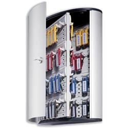 Durable Key Box 72 Key Capacity W302xD107xH397mm Silver Ref 1955-23