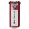 Durable Key Clip Red [Pack 6] - 1957/03