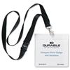 Durable Name Badges Delegate with Textile Necklace with Safety Closure