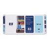 HP No 83 UV Light Cyan Printhead and Cleaner - C4964A