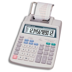 Aurora Calculator Printing Currency and Tax 12 Digit Battery and Mains 147x244x58mm Ref PR710