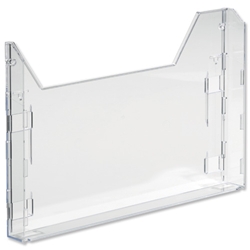 Durable Combiboxx Literature Holder Extendable Landscape A4 Clear Ref 8684/19