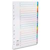 Concord Punched Pocket Index Multicolour-tabbed Europunched - CS78