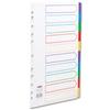 Concord Subject Dividers Polypropylene Europunched 10-Part A4 - 06901