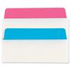 Avery NoteTab Repositionable Write-on Tabs 51x38mm Neon Red Blue Ref 8351 [Pack 20]