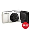 Olympus VG170 Digital Camera 3.0in LCD 5x Zoom 14MP White Ref VG-170 - FREE Camera Case
