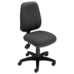 Trexus Intro Operators Office Chair Asynchronous High Back H510mm Seat W490xD450xH440-560mm Charcoal