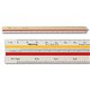 Rotring Triangular Reduction Scale Architect Ruler 1-1/125 S22481