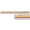 Rotring Triangular Reduction Scale School Plastic Fluted DIN in CM and