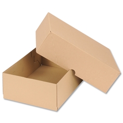 Smartbox Self Locking Box Carton and Lid A4 305x215x100mm Ref 144667114 [Pack 10]