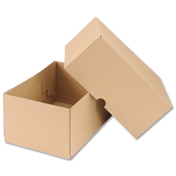 Smartbox Self Locking Box Carton and Lid A4 305x215x150mm Ref 144668114 [Pack 10]