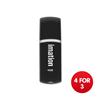 Imation Pocket Flash Drive USB 2.0 with Password and Drive Partitioning Software 4GB Ref i24957 - 4 for 3