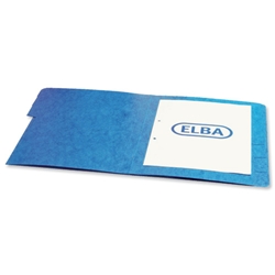 Elba Organiser File Pressboard Elasticated 5-Part Foolscap Blue Ref 100090166 [Pack 5]