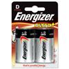 Energizer UltraPlus Battery Alkaline LR20 1.5V D [Pack 2] - 624682