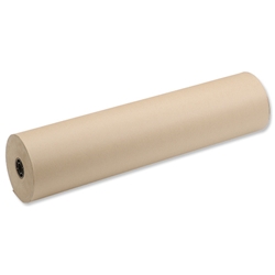 Ambassador Recycled Kraft Paper Strong Thick for Packaging Roll 800mmx240m Brown Ref