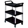 Rubbermaid Utility Cart 3 Tiers W854xD473xH959mm Black - 3424-88-BLA