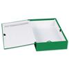 Concord Classic Box File Paper-lock Finger-pull and Catch 75mm Spine Foolscap Green Ref C1280 [Pack 5]