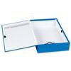 Concord Classic Box File Polypropylene Paper-lock 75mm Spine Foolscap Blue Ref C13078 [Pack 5]