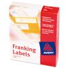 Avery Auto Franking Labels 1 per Sheet 140x38mm White - FL04