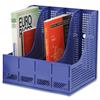 Storage Rack for Lever Arch Polypropylene 4 Sections Blue