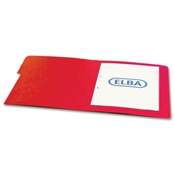 Elba Organiser File Pressboard Elasticated 5-Part Foolscap Red Ref 100090167 [Pack 5]