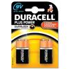 Duracell Plus MN1604 Battery Alkaline 9V [Pack 2] - 81275365