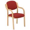 Trexus Armchair Wood Upholstered Stackable Seat W465xD510xH480mm
