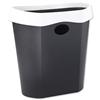 Avery Infinity Office Waste Bin Oval Flat-backed Grey White - INF7WG