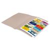 Elba Fusion Square Cut Folder Recycled Manilla Heavyweight 380gsm Foolscap Buff Ref 100090228 [Pack 25]