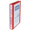 Bantex Superview Presentation Ring Binder Polypropylene 4 Ring 25mm A4 Red Ref 400001464 [Pack 10]