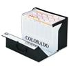 Rexel Colorado Expanding Box File A-Z Foolscap Black - 31765EAST