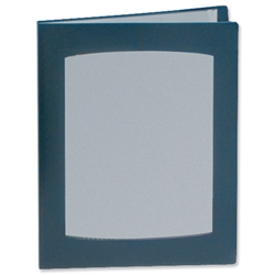 Rexel Clearview Display Book 24 Pockets A4 Blue Ref 10320BU