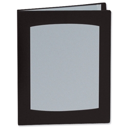 Rexel Clearview Display Book 50 Pockets A4 Black Ref 10350BK