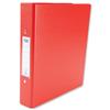 Elba Ring Binder PVC 2 O-Ring Size 25mm A5 Red [Pack 10] - 100082444