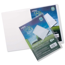 Snopake Bio2 Swing File Biodegradable Polypropylene Capacity 30 Sheets A4 Clear Ref 15445 [Pack 5]
