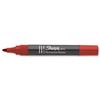 Sharpie M15 Perm Marker Bullet 1.8mm Red Pack 12 - S0192603