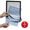 Durable Magaframe A4 Self Adhesive Black Ref 487201 [Packed 2] - 2 for 1