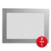 Durable Magaframe A5 Self Adhesive Silver Ref 487123 [Packed 2] - 2 for 1